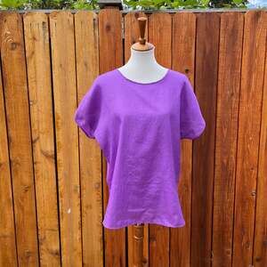 Vintage Judy Bond Purple Top
